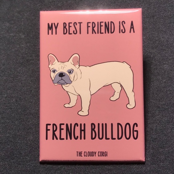 The Cloudy Corgi Other - French Bulldog Magnet, Dog Gifts & Home Decor